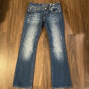 Miss Me Jeans JP6135BV Bootcut 30 Waist 32 Length 10 12 Regular Long